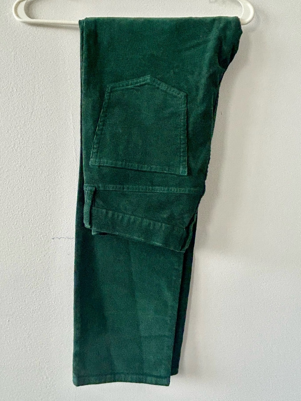 J. Crew High-Rise Dark Green Vintage Straight Corduroy Jeans Fall 20’